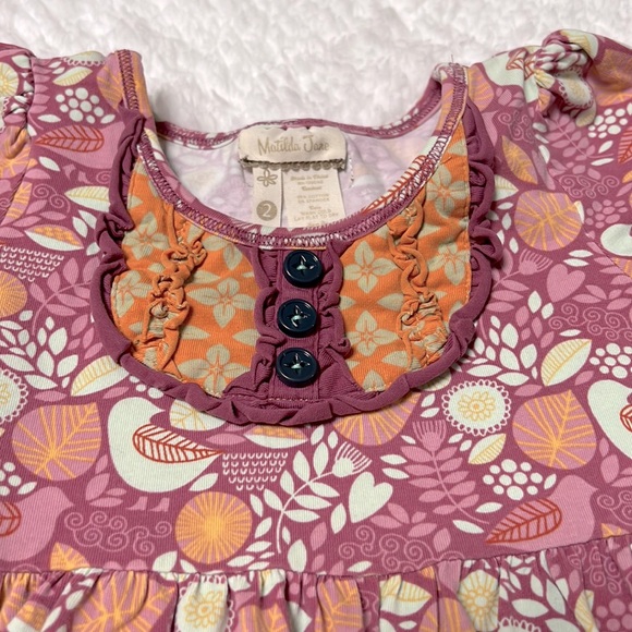 “Birdsong at Dawn” Matilda Jane dress with MJ ruffle leggings | 2 - Picture 2 of 10